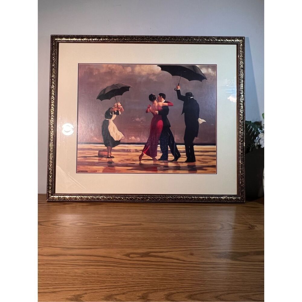 "The Singing Butler" Jack Vettriano, Framed